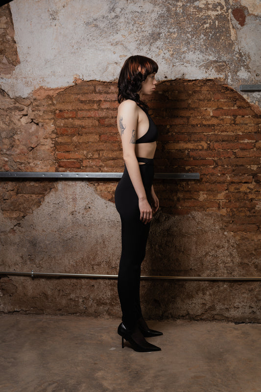 Black Superhero High Waisted Leggings