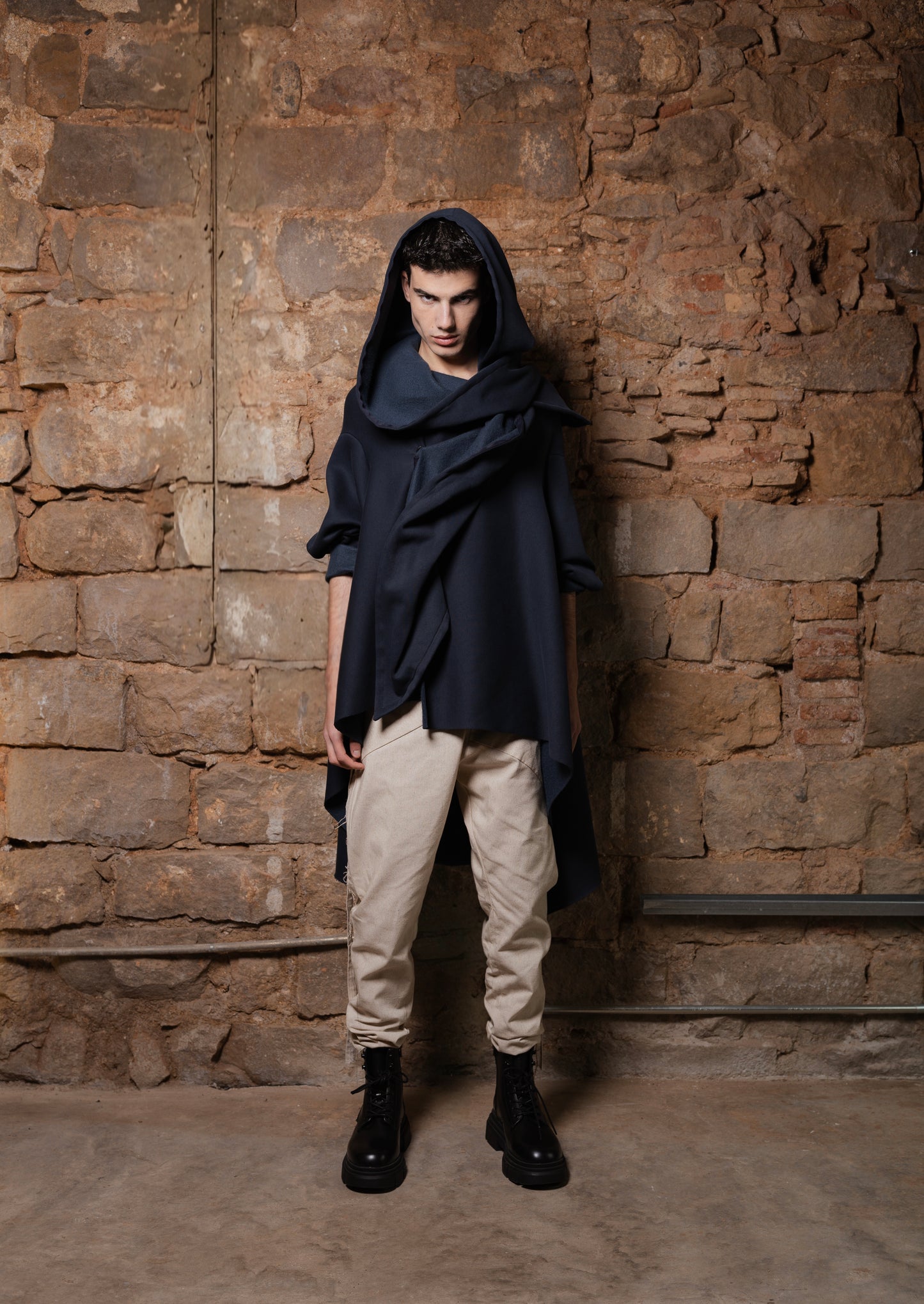 Hooded Cape Coat BAT