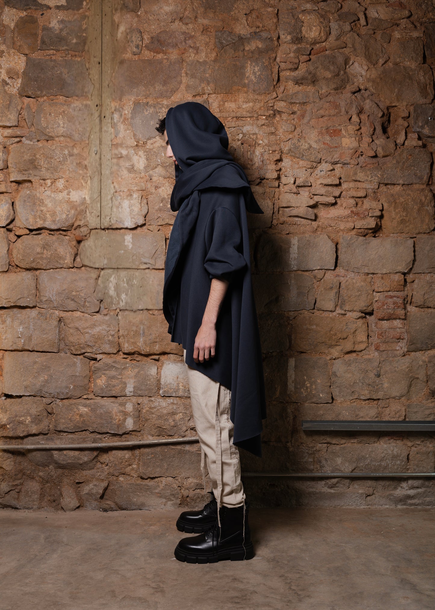 Hooded Cape Coat BAT