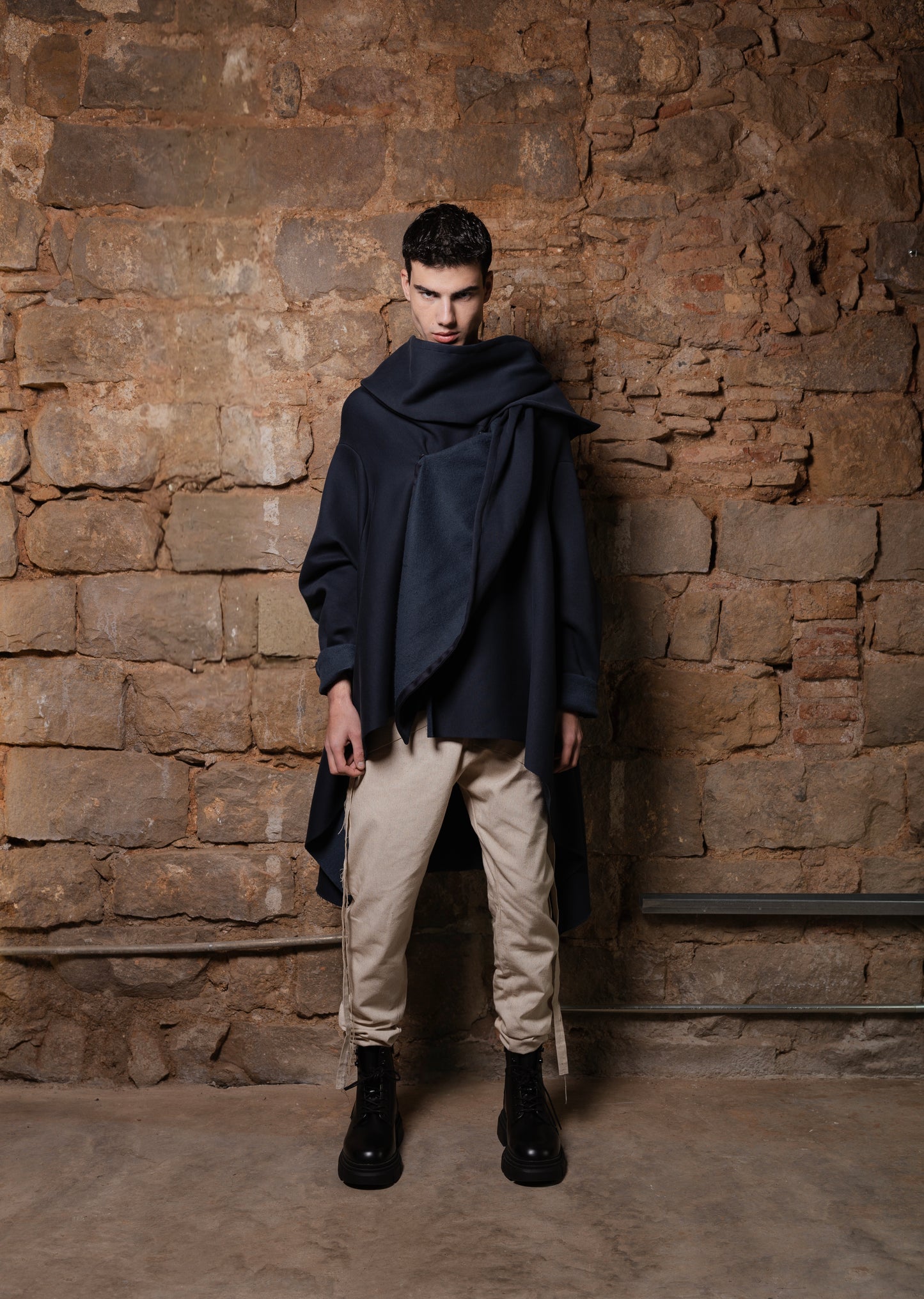 Hooded Cape Coat BAT