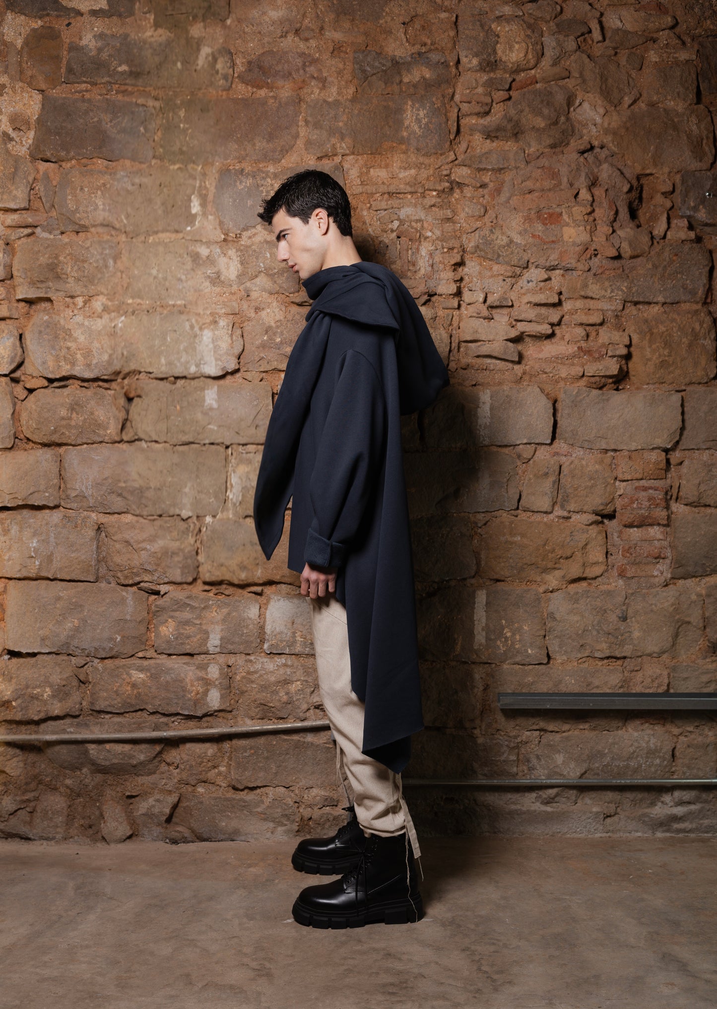 Hooded Cape Coat BAT