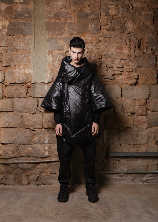 Trash Vinyl Puffer Jacket