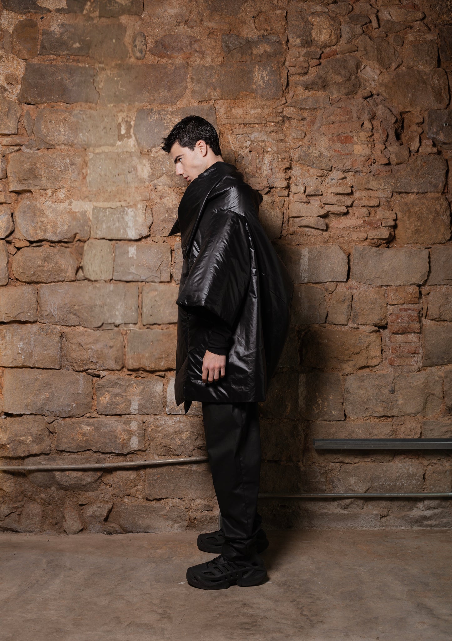 Trash Vinyl Puffer Jacket