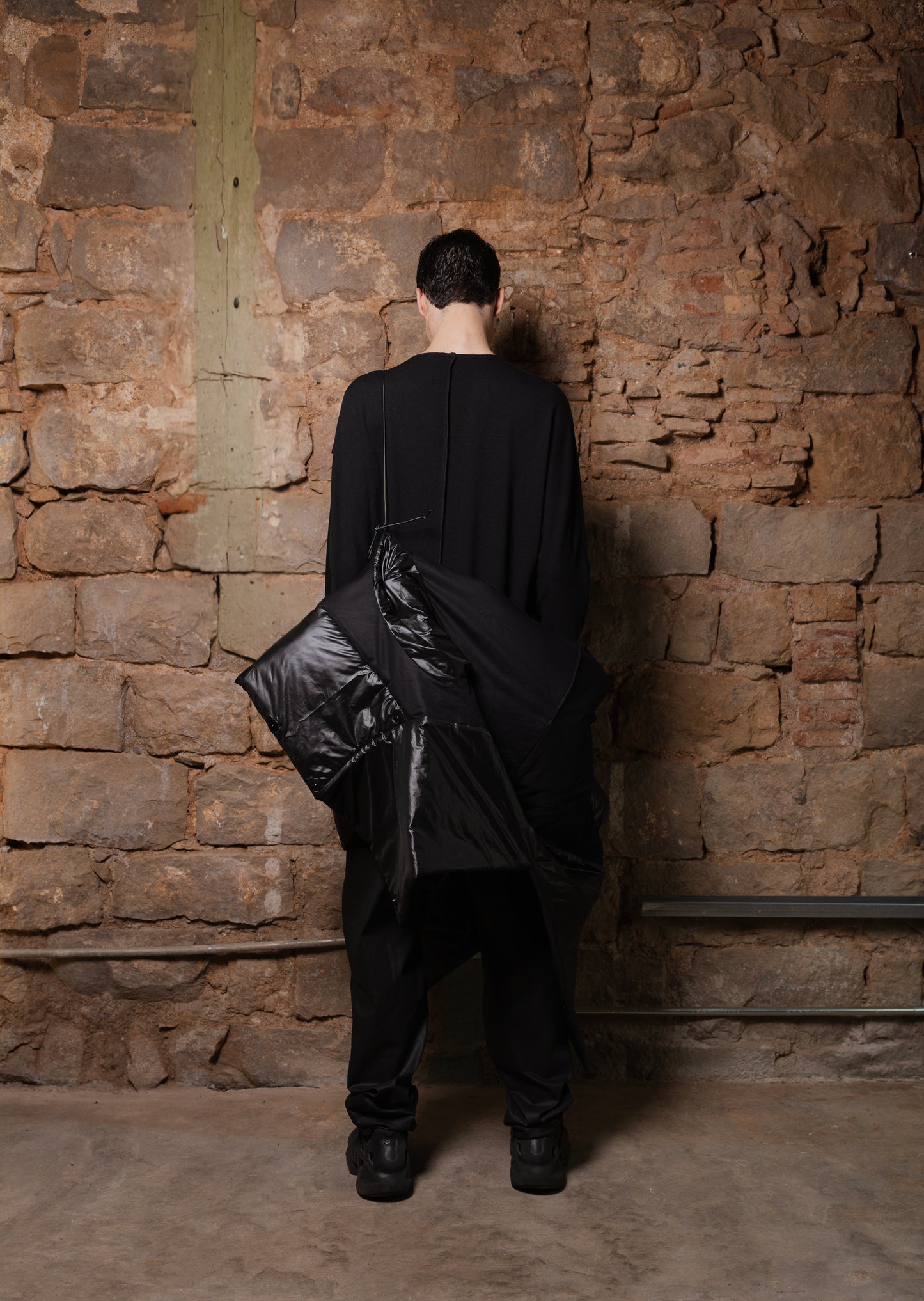 Trash Vinyl Puffer Jacket