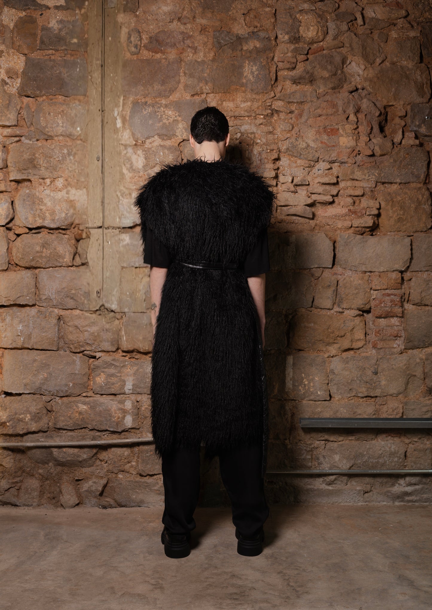 Mongolian Faux-Fur Vegan Reversible Coat