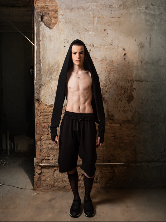 Hooded Scarf Bat with Sleeves