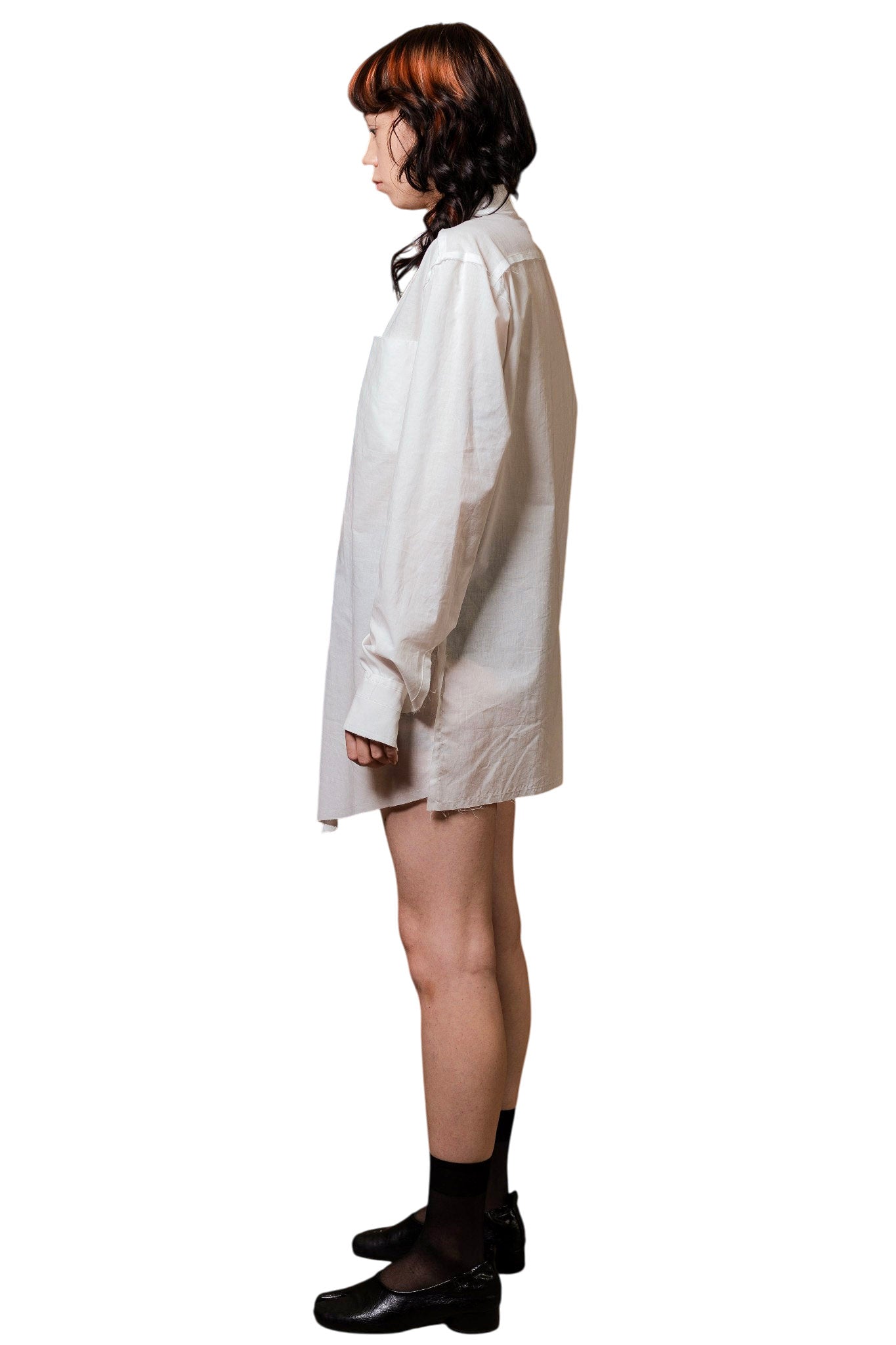 Asymmetrisches Hemd TWINS Bio-Leinen