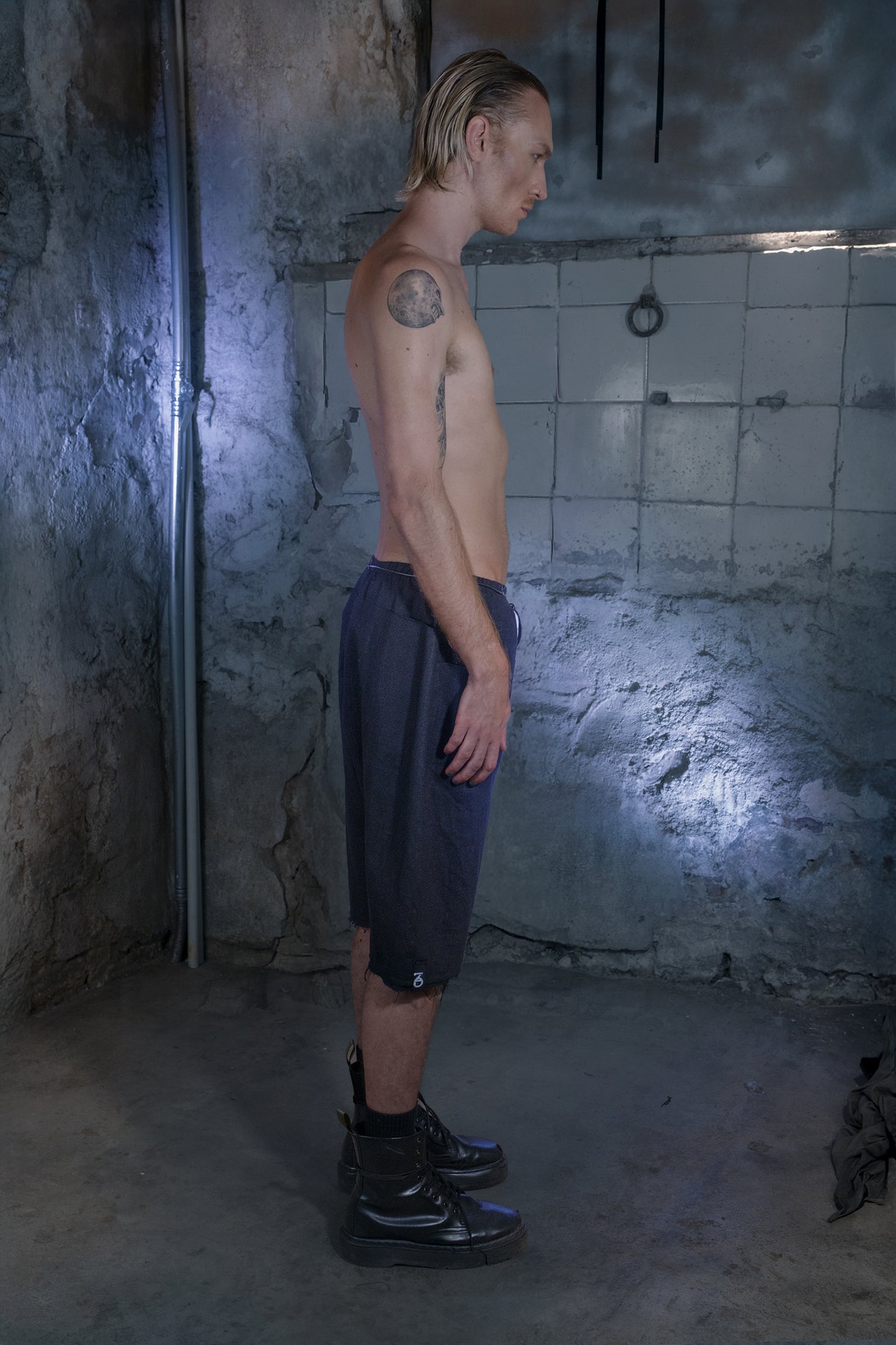 Linen Oversized Bermuda X - ZHANNAONA | Pantalones - View 4