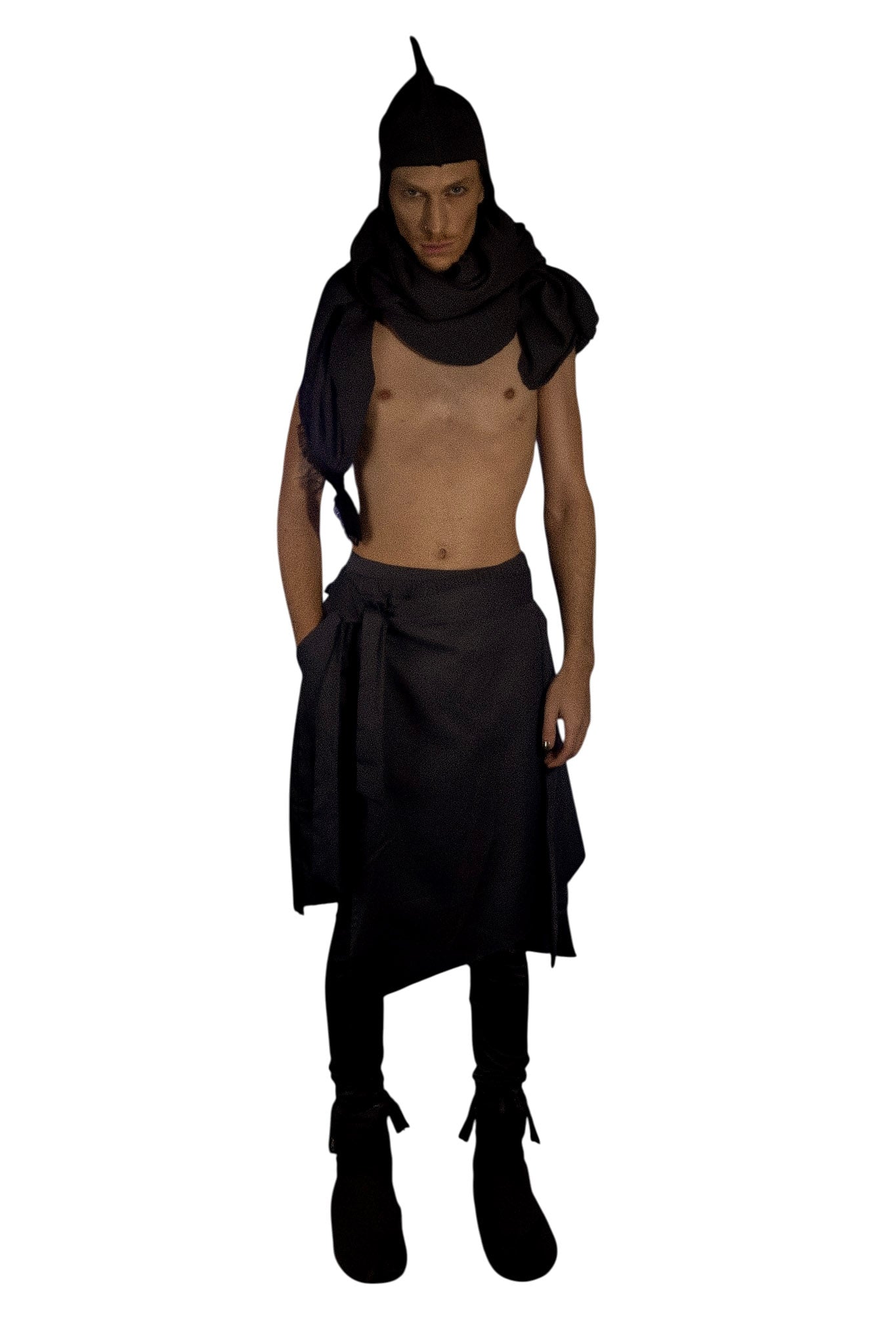 Temple Transformable Wrap Skirt in Cotton