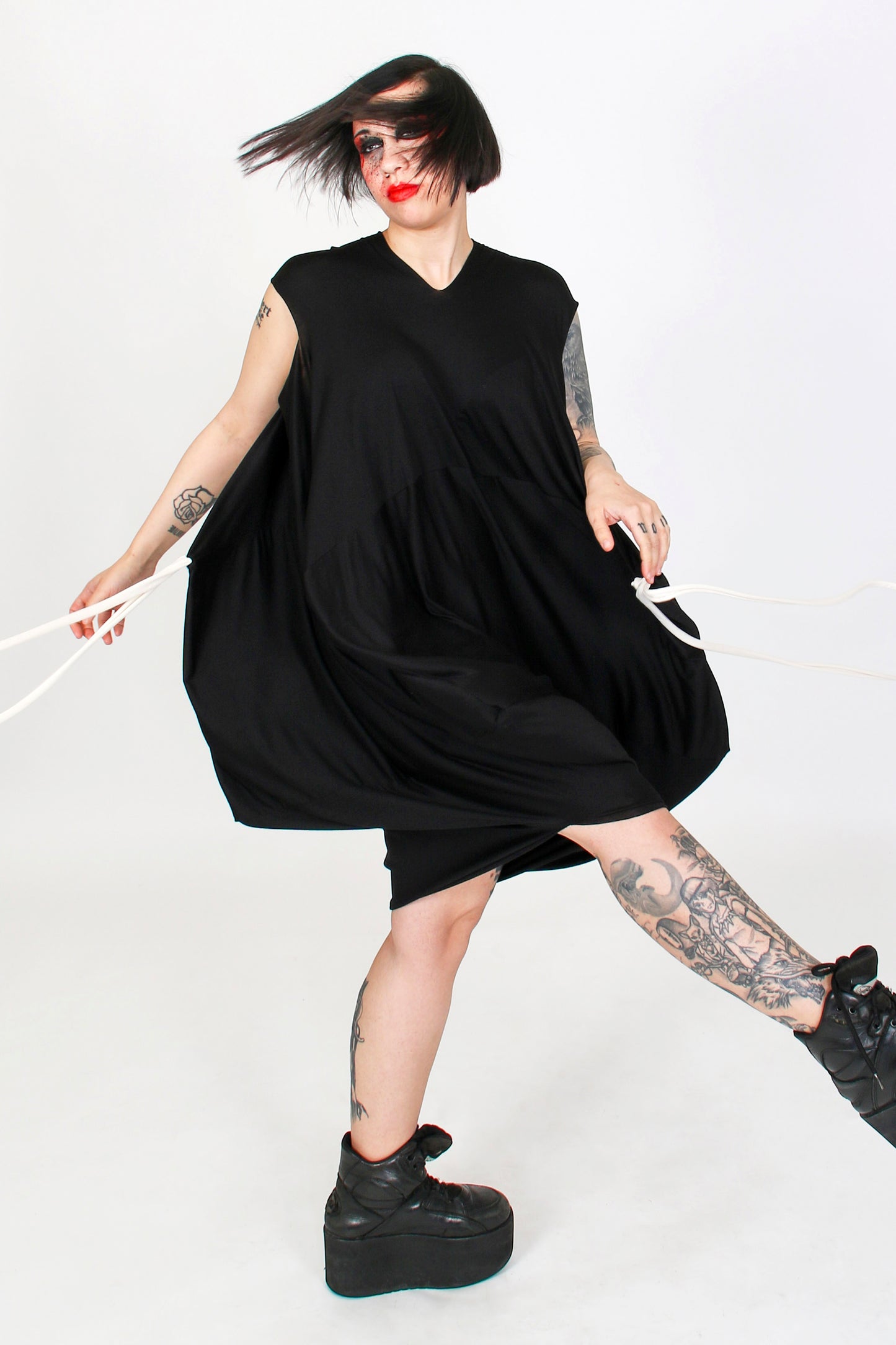 Vestido CUBO Geométrico Zero Waste