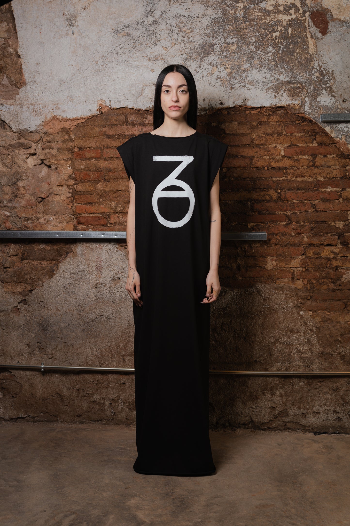 Corp Sleeveless Dress with Logo