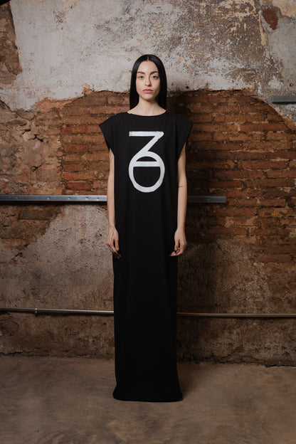 Corp Sleeveless Dress with Logo