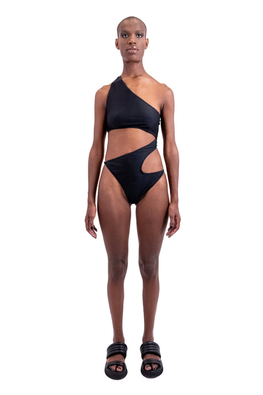 Asymmetric Swimsuit-Body THUNDER