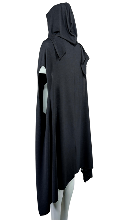 Oversized Sleeveless Hoodie Cape