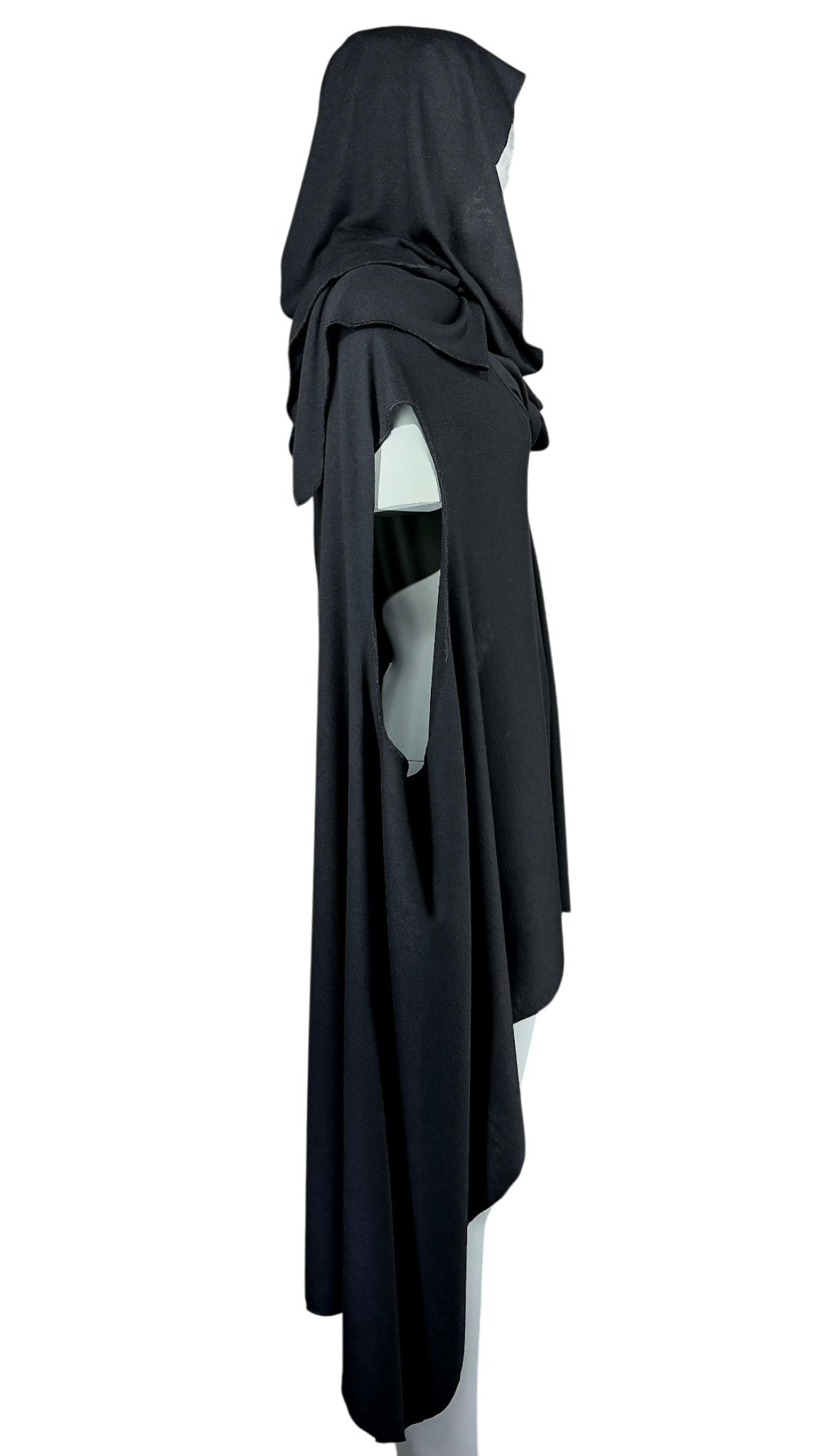 Oversized Sleeveless Hoodie Cape