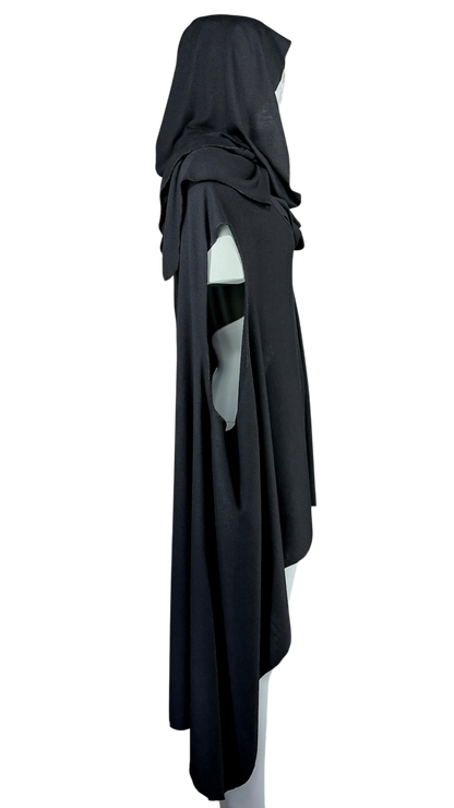 Oversized Sleeveless Hoodie Cape