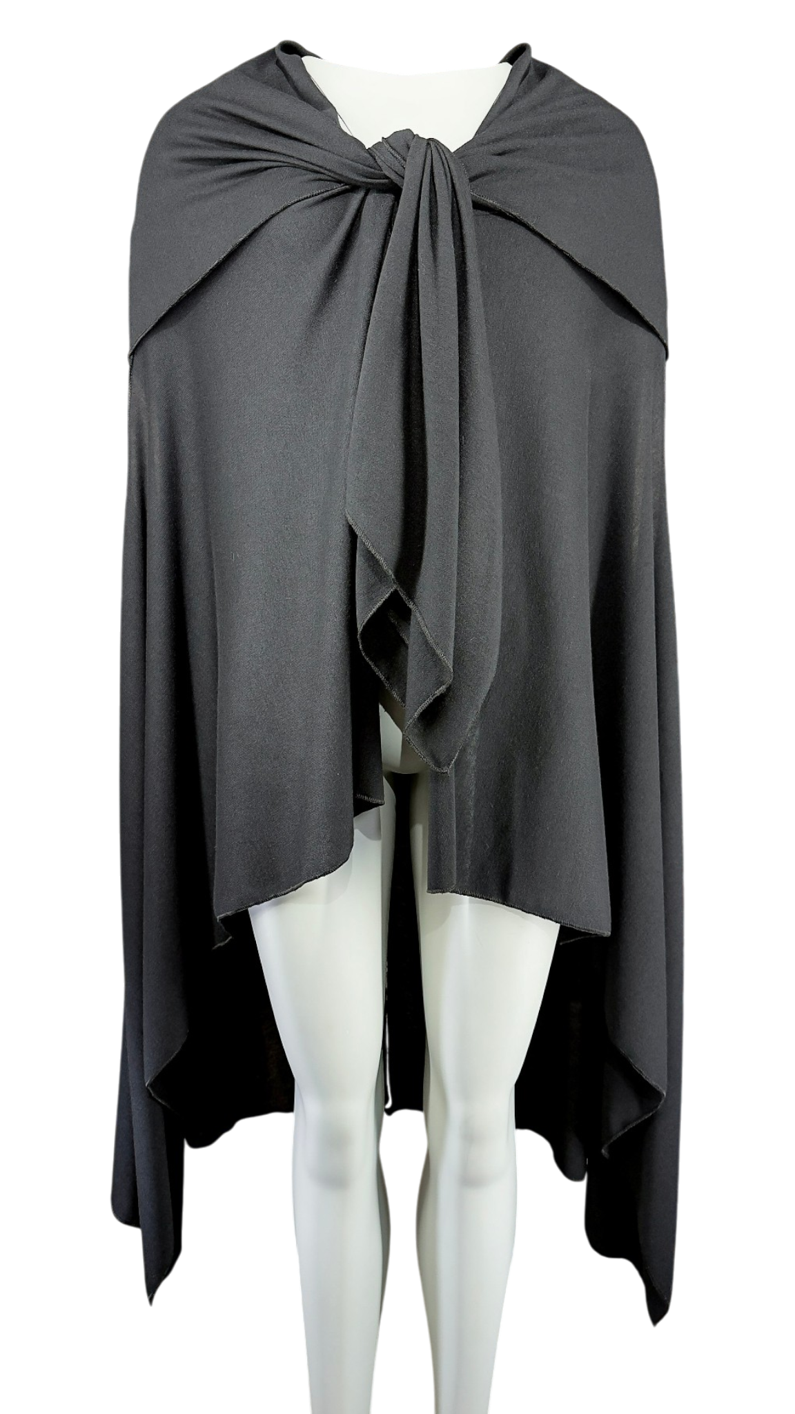 Oversized Sleeveless Hoodie Cape