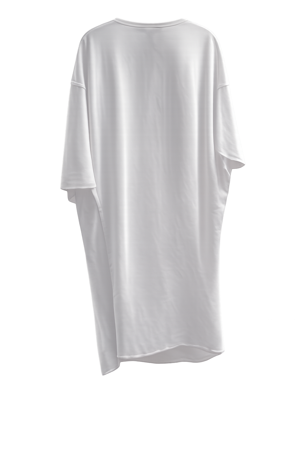 Basic-T-Shirt aus Baumwollstrick Zhannaona