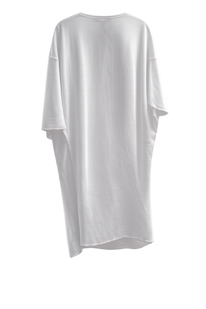 Basic-T-Shirt aus Baumwollstrick Zhannaona