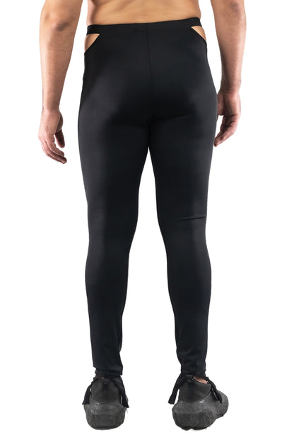 ZHANNAONA leggins man black breathable spandex comfort high rise freedom of movement Barcelona avant-garde