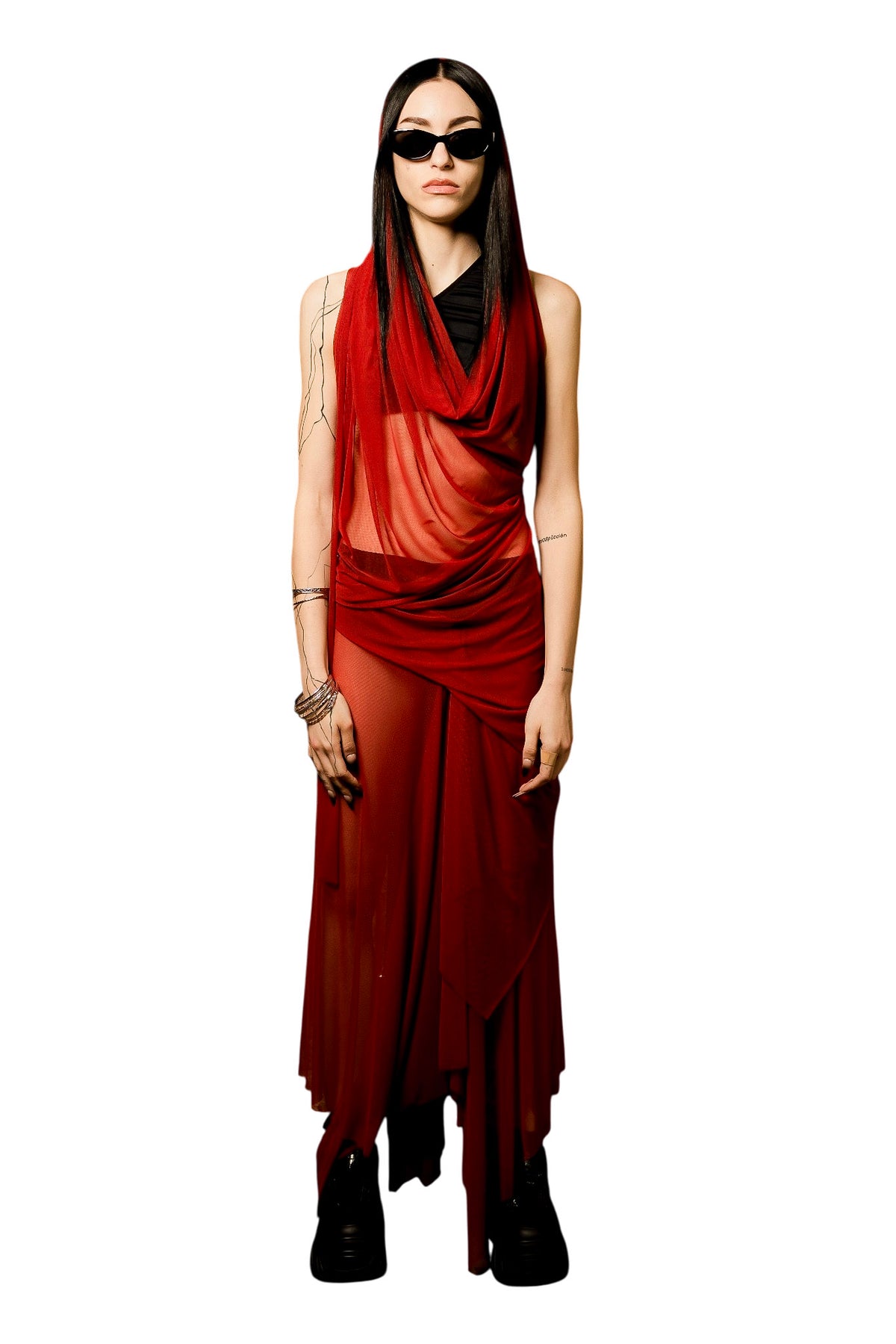 VENUS Transformable Skirt-Dress in Mesh