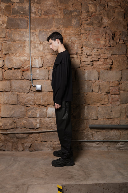Fold Sweater with Thumb Holes DUSK