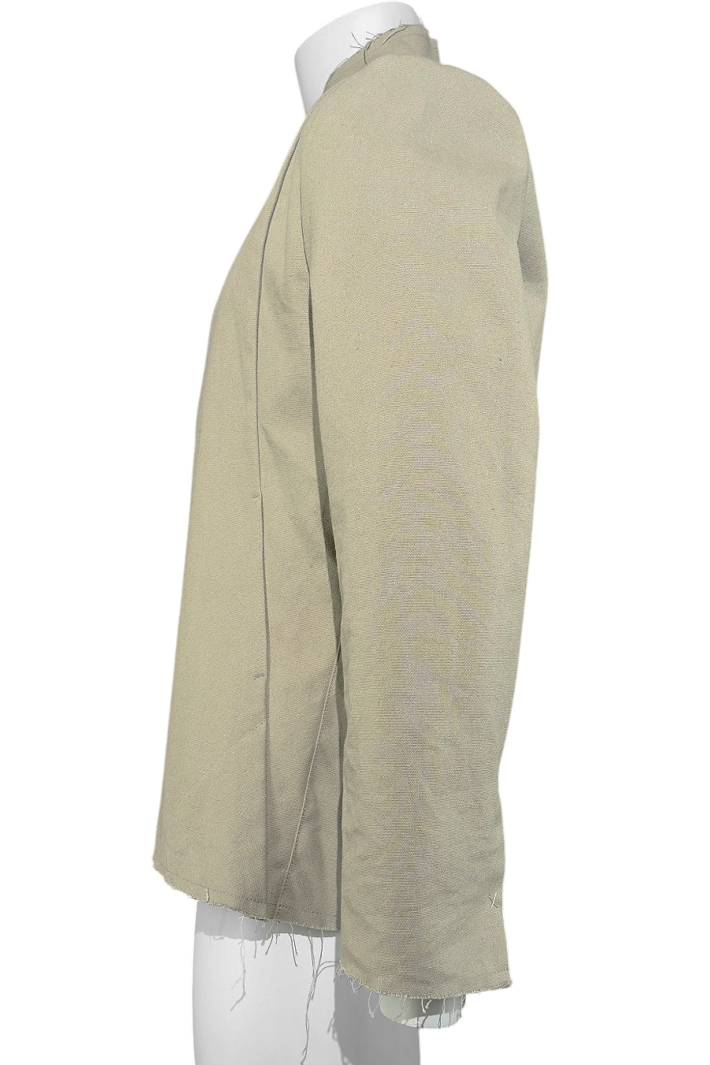 Ausgefranster Leinenblazer