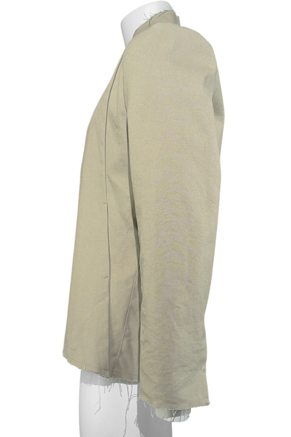 Ausgefranster Leinenblazer
