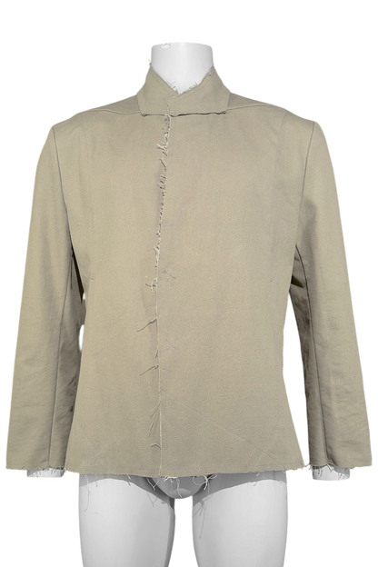 Ausgefranster Leinenblazer
