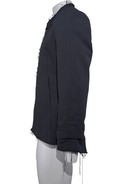 Ausgefranster Leinenblazer