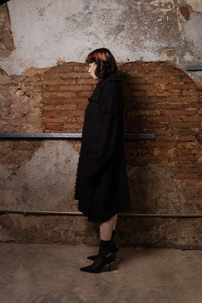 Nebula Oversize Tweed Coat - ZHANNAONA | Partes de arriba - View 6