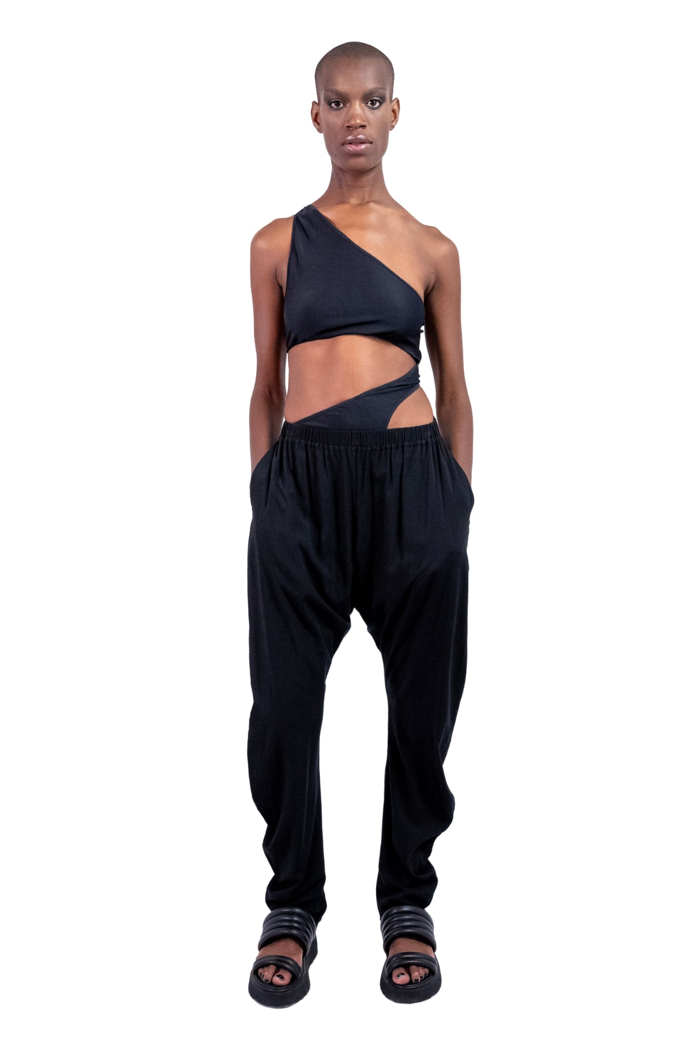 Low Rise Nefer 2.0 Black Pants