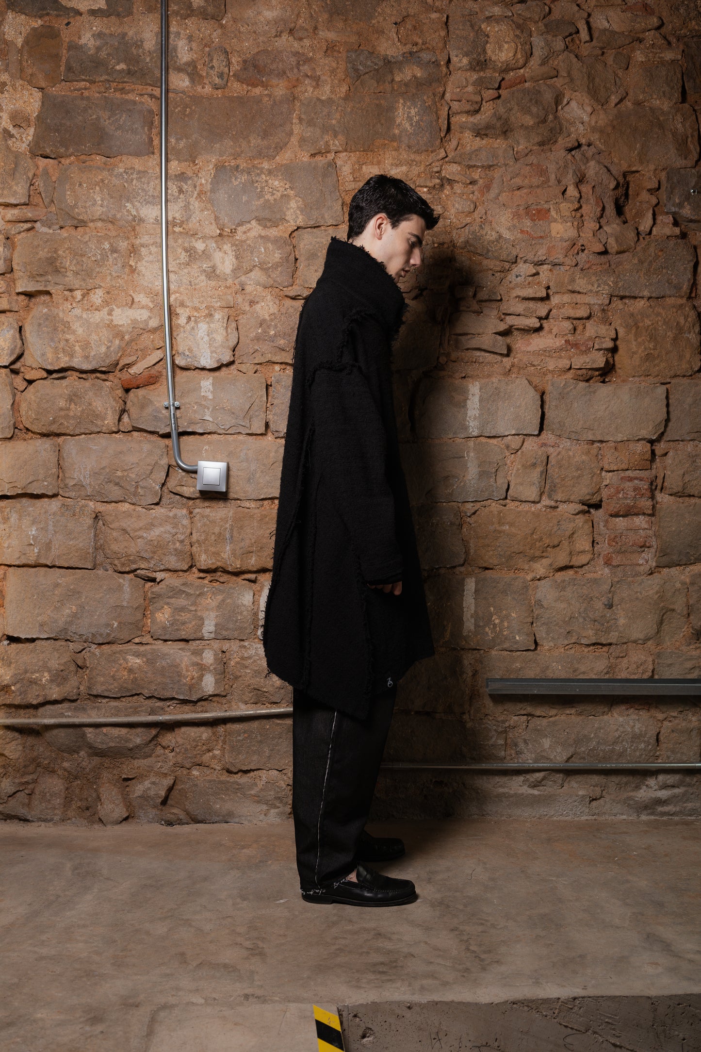 Nebula Oversize Tweed Coat - ZHANNAONA | Partes de arriba - View 4