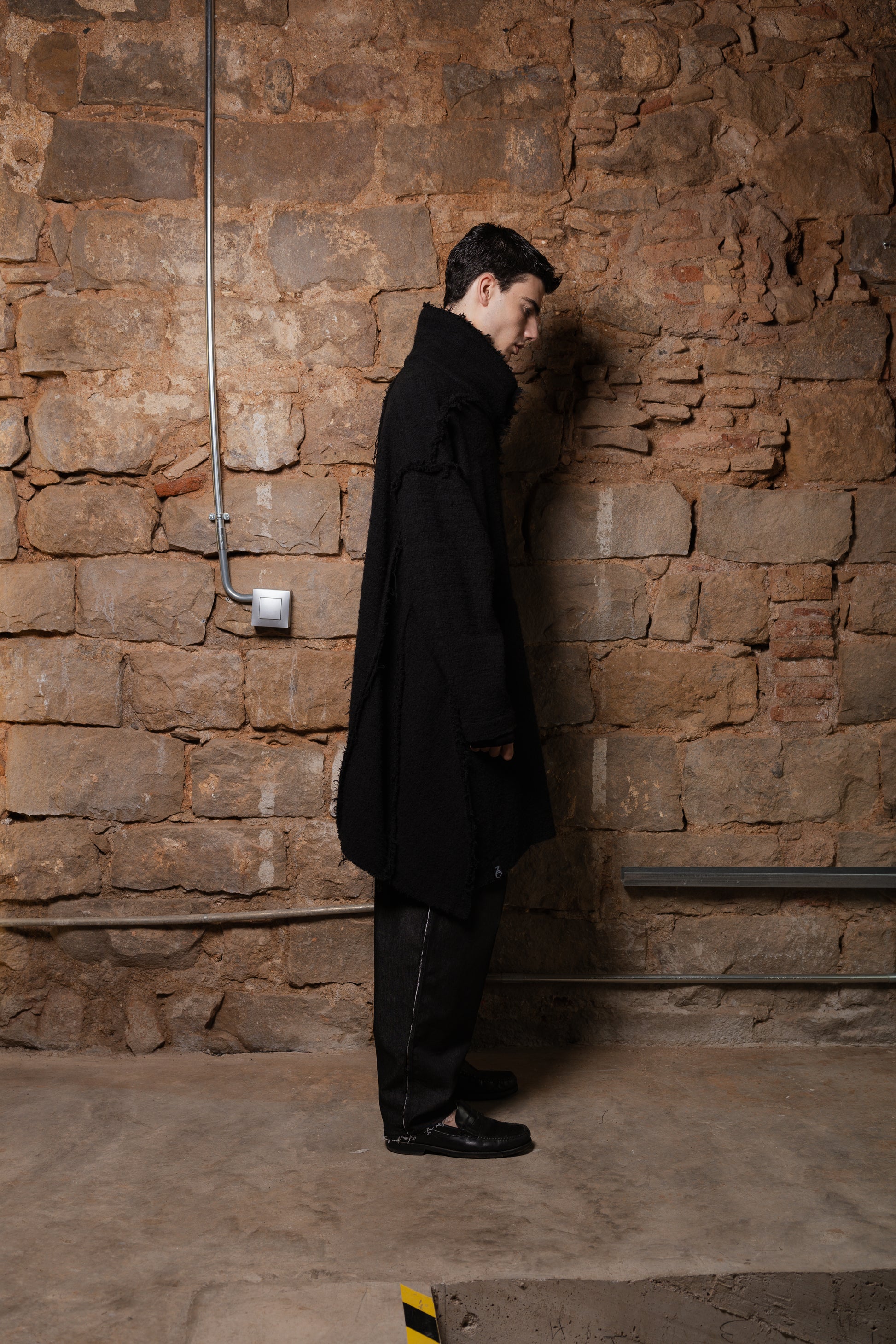 Nebula Oversize Tweed Coat - ZHANNAONA | Partes de arriba - View 4