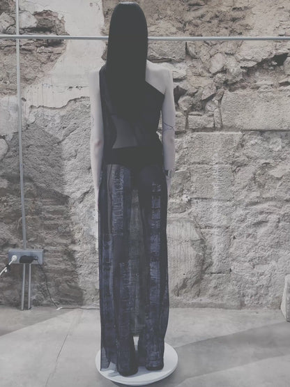 Tube Mesh Kleid  