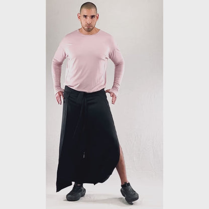 Transformable Tencel Samurai Pants