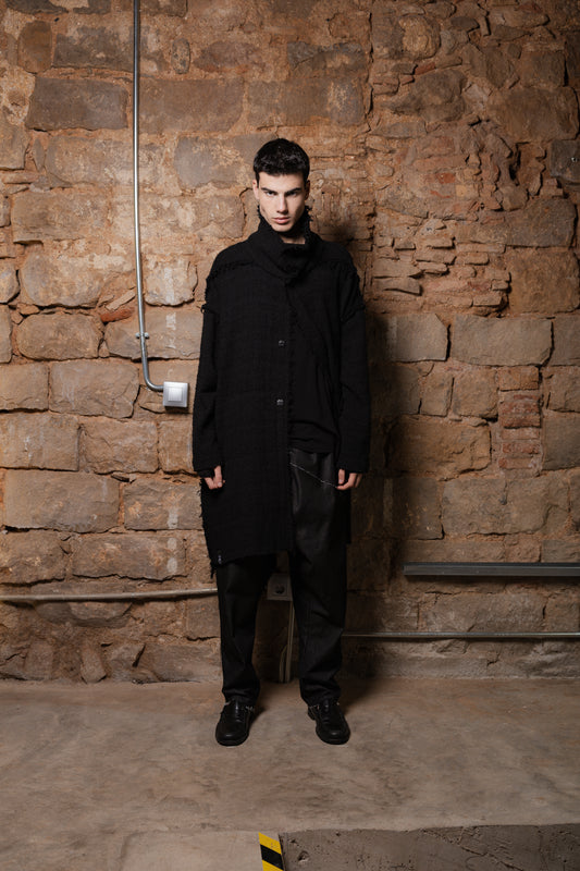 Nebula Oversize Tweed Coat