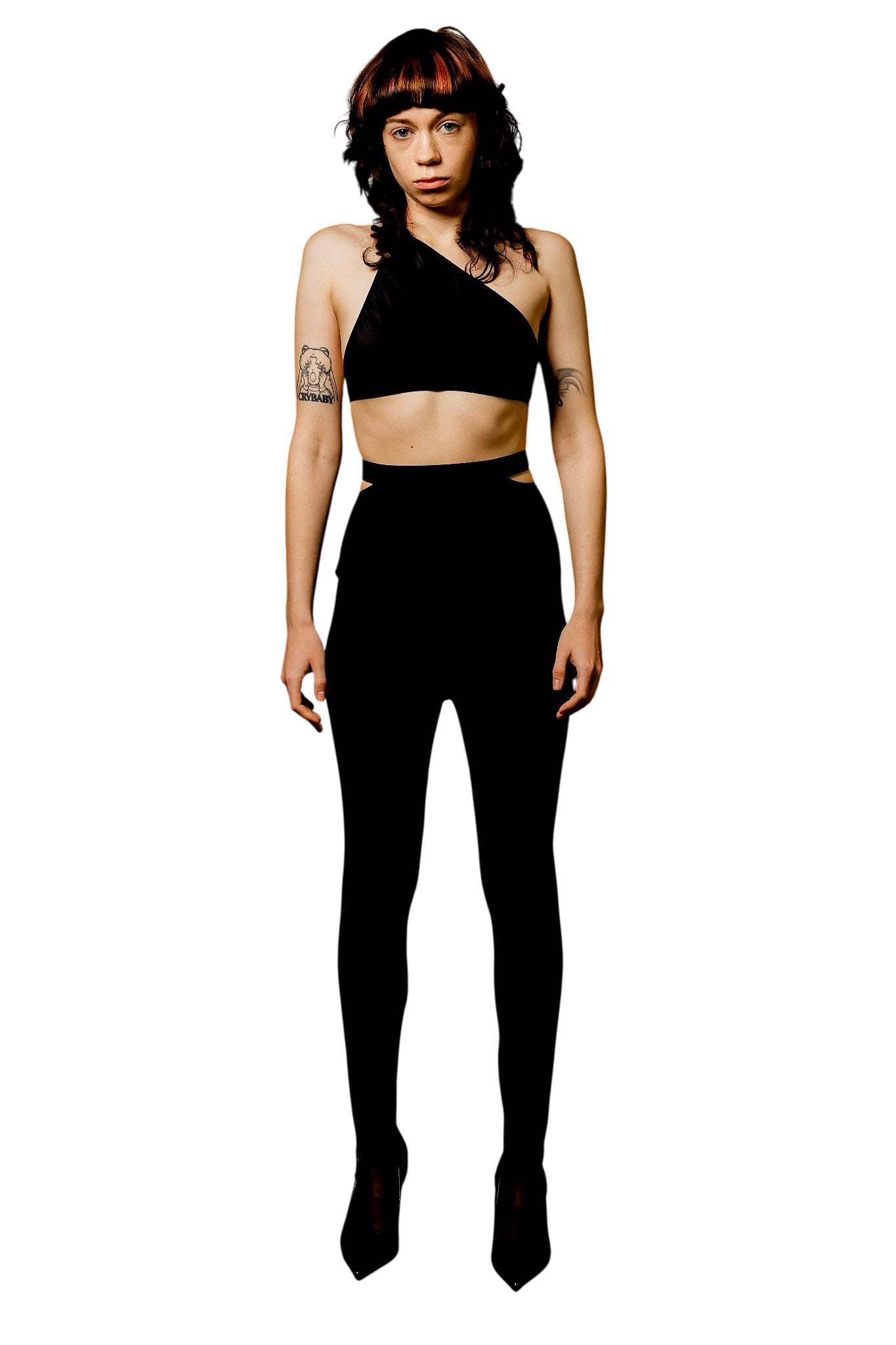 Superhero-Leggings mit hoher Taille