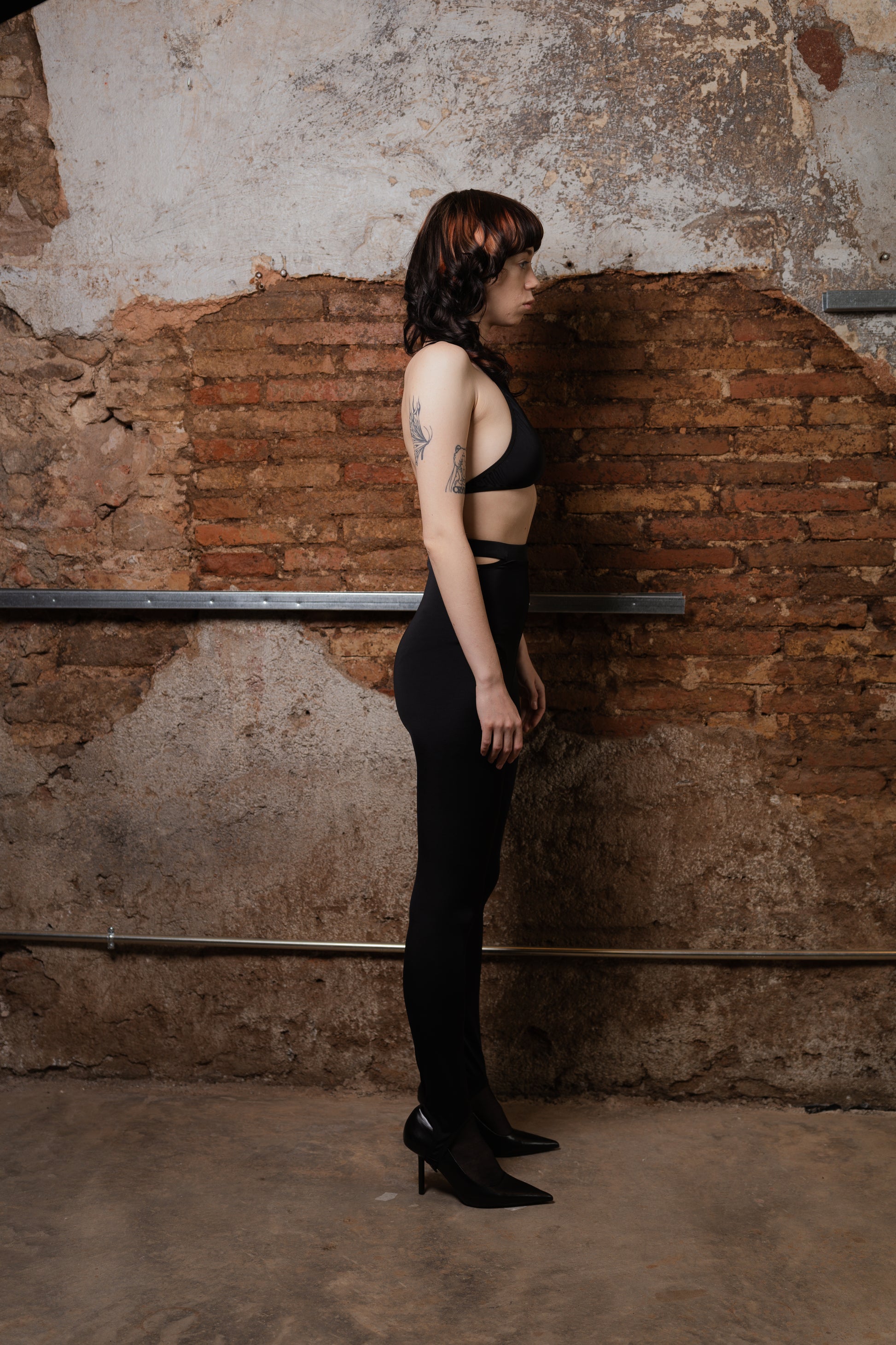 Asymmetrical Bikini Top RAVE - ZHANNAONA | Partes de arriba - Back View