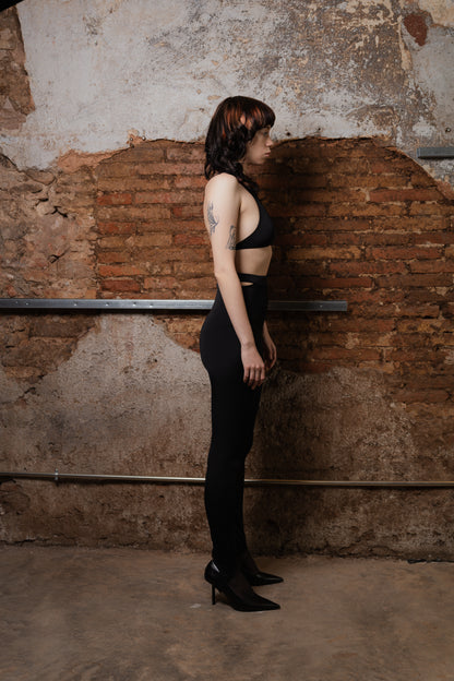 Asymmetrical Bikini Top RAVE - ZHANNAONA | Partes de arriba - Back View