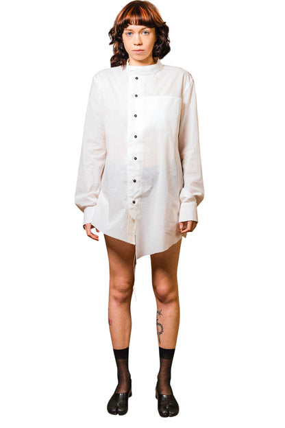 Asymmetrisches Hemd TWINS Bio-Leinen