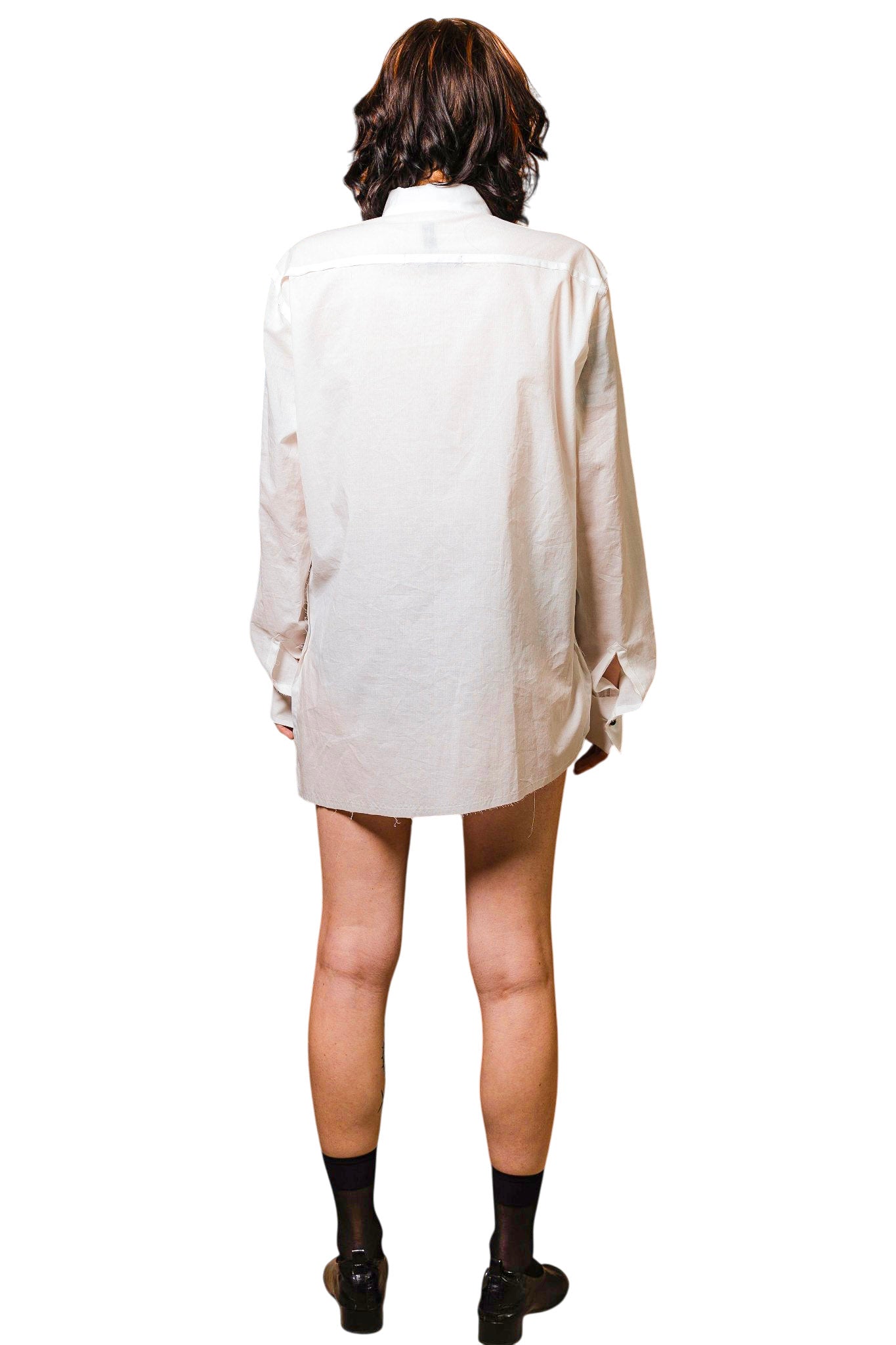 Asymmetrisches Hemd TWINS Bio-Leinen