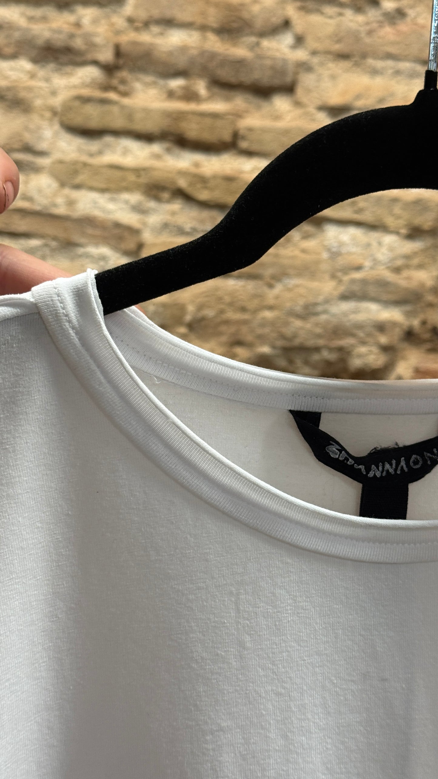 Base T-Shirt in Cotton Knit Zhannaona - ZHANNAONA | Camisetas - View 4