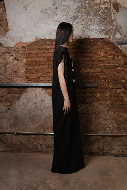 Corp Sleeveless Dress with Logo - ZHANNAONA | Vestidos - View 8