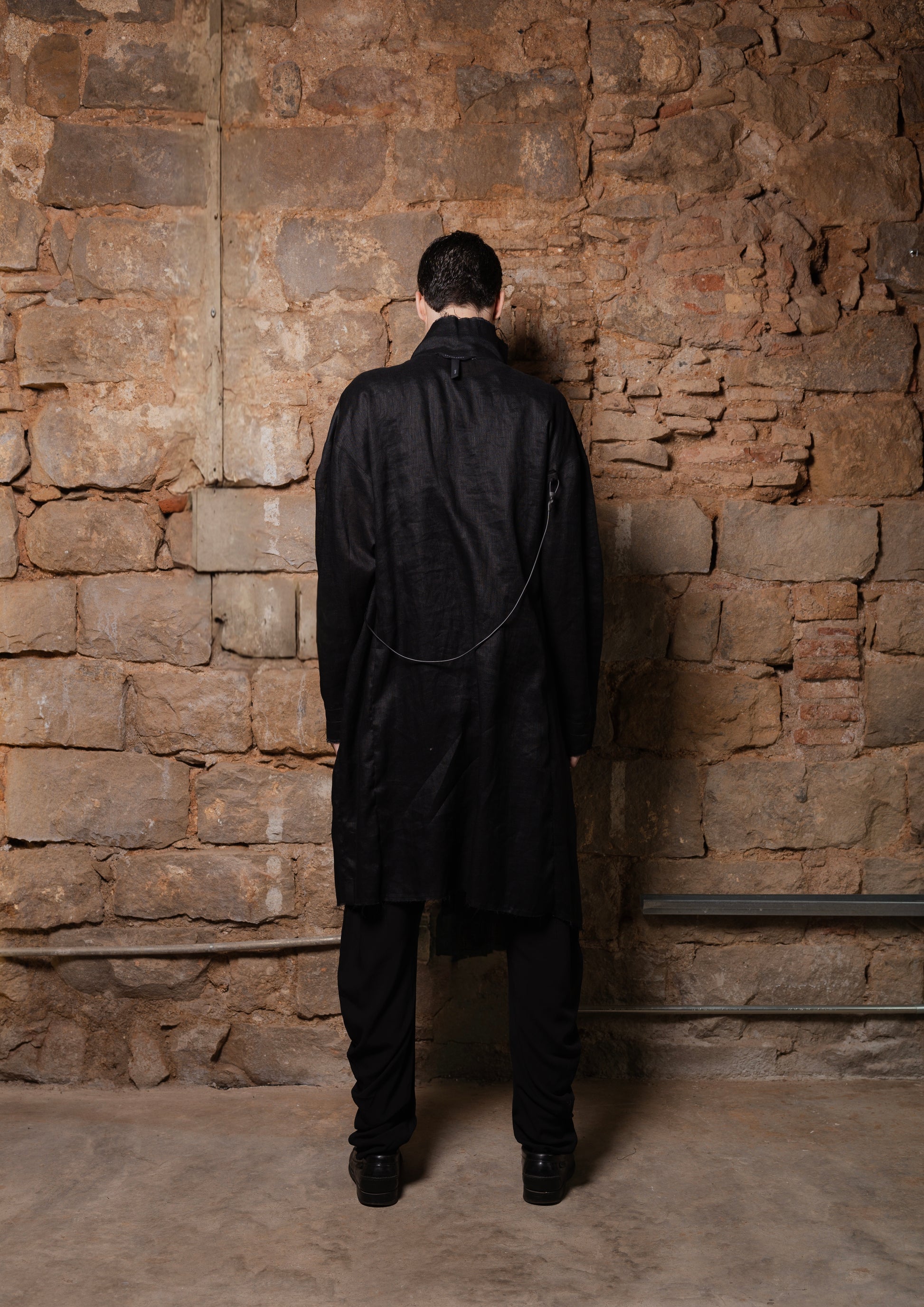 ERYON Linen Reversible Cardigan - ZHANNAONA | Partes de arriba - Back View