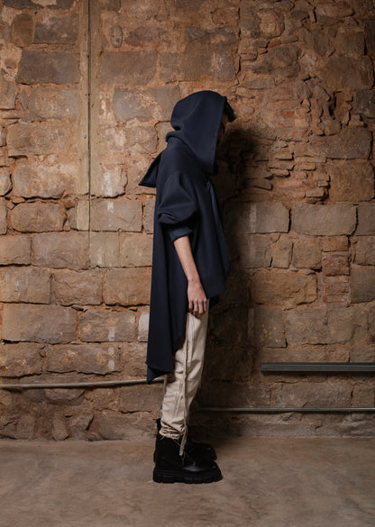 Hooded Cape Coat BAT - ZHANNAONA | Partes de arriba - Detail View