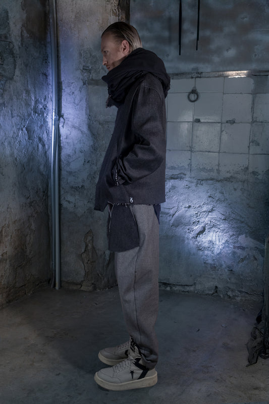 Hooded Scarf BAT - ZHANNAONA | Accesorios - Detail View