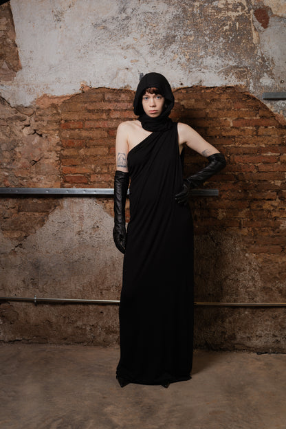 Hooded Scarf Bat with Sleeves - ZHANNAONA | Partes de arriba - View 5