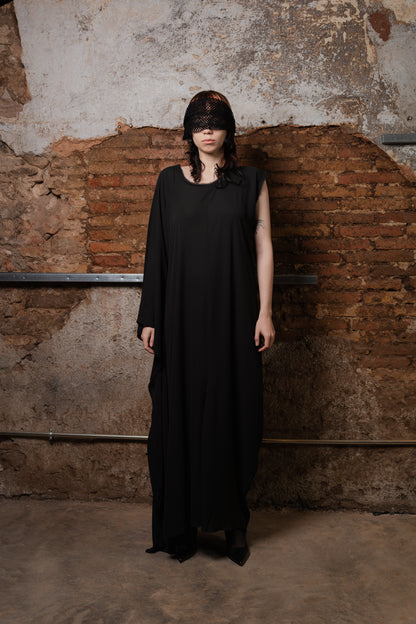 Long Asymmetrical Dress BLACK HOLE - ZHANNAONA | Vestidos - View 5