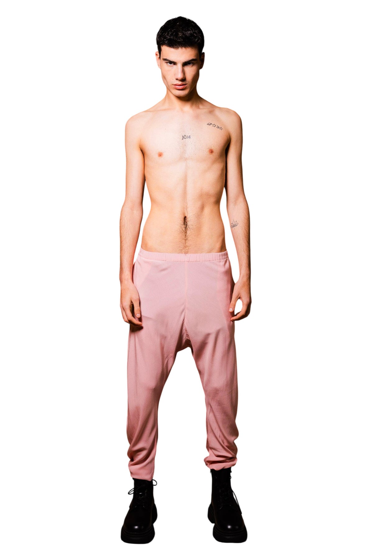 Low Rise Nefer Pants 2.0 in Pink Viscose